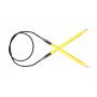 KnitPro Trendz Rundstickor Akryl 100cm 6,00mm / 39.4in US10 Yellow 