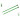 KnitPro Trendz Stickor / Jumperstickor Akryl 25cm 4,50mm / 9.8in US7 Green 