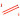 KnitPro Trendz Stickor / Jumperstickor Akryl 25cm 12,00mm / 9.8in US17 Red 