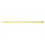 KnitPro Trendz Enkel virknål Akryl 30cm 6.00mm Gul till Tunisisk Virkning / Krokning