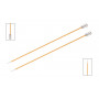 KnitPro Zing Stickor / Jumperstickor Aluminium 25cm 2,25mm / 9.8in US1 Amber