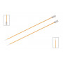KnitPro Zing Stickor / Jumperstickor Messing 40cm 2,25mm / 15.7in US1 Amber