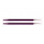 KnitPro Zing Ändstickor Aluminium 13cm 6,00mm / US10 Purple Velvet 