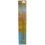 Knit Lite Stickor / Jumperstickor med ljus 33cm 6,00mm / 13in US10 Gul 