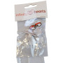 Infinity Hearts Säkerhetsögon / Amigurumi ögon med ögonlock 17x31mm - 5 st. 