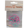 Infinity Hearts Maskmarkörer Split 2 storlekar 20 st. Ass. färger 