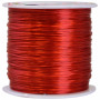 Elastisk Tråd Nylon Röd 0,8mm 50m