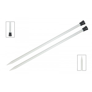 KnitPro Basix Aluminium Stickor / Jumperstickor Aluminium 30cm 3,75mm