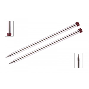 KnitPro Nova Metal Stickor / Jumperstickor Mssing 40cm 10,00mm / 15.7