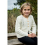 Mayflower Sweater med Hålmönster - Cardigan Stick-mönster strl. 4 år - 12 år