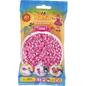 Hama Midi Pärlor 207-48 Pastell Pink - 1000 st