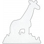 Hama Midi Pärlplatta Giraff Vit 16x14cm - 1 st.