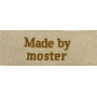 Label Made by Moster Sandfärgad