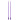 Knit Lite Stickor / Jumperstickor med ljus 33cm 6,50mm / 13in US10½ Lila 