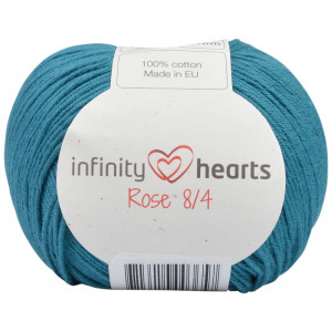 Infinity Hjärtan Rose 8/4 Garn Unicolor 132 Petrol