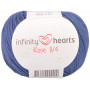 Infinity Hearts Rose 8/4 Garn Unicolor 114 Marinblå