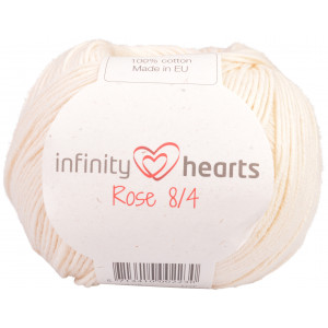 Infinity Hjärtan Rose 8/4 Garn Unicolor 172 Natur