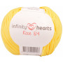 Infinity Hearts Rose 8/4 Garn Unicolor 179 Gul