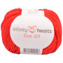 Infinity Hearts Rose 8/4 Garn Unicolor 19 Röd
