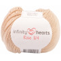Infinity Hjärtan Rose 8/4 Garn Unicolor 213 Beige