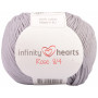 Infinity Hearts Rose 8/4 Garn Unicolor 232 Ljusgrå