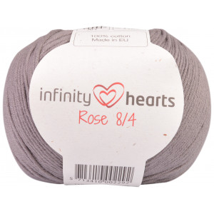 Infinity Hjärtan Rose 8/4 Garn Unicolor 235 Grå