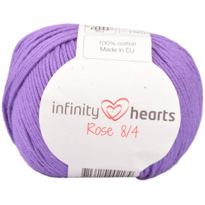 Infinity Hearts Rose 8/4 Garn Unicolor 69 Lila