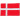 Strykmärke Flagga Danmark 9x6cm - 1 stk 