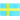 Strykmärke Flagga Sverige 4x6cm - 1 st. 