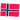 Strykmärke Flagga Norge 4x6cm - 1 st. 