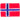 Strykmärke Flagga Norge 3x2cm - 1 st. 
