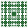Pixelhobby Midi Pärlor 345 Mörk smaragdgrön 2x2mm - 140 pixels