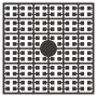 Pixelhobby Midi Pärlor 283 Mörkbrun 2x2mm - 140 pixels
