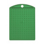 Pixelhobby Nyckelring/Medaljong Transparent Grön 3x4cm - 1 st
