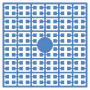 Pixelhobby Midi Pärlor 530 Klar Blå 2x2mm - 140 pixels
