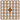 Pixelhobby Midi Pärlor 513 Mörk Gyllenbrun 2x2mm - 140 pixels
