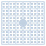 Pixelhobby Midi Pärlor 498 Väldigt ljus Turkos 2x2mm - 140 pixels