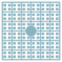 Pixelhobby Midi Pärlor 470 Skyblå 2x2mm - 140 pixels