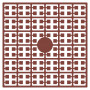 Pixelhobby Midi Pärlor 454 Mörk Rödbrun 2x2mm - 140 pixels