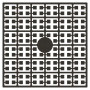 Pixelhobby Midi Pärlor 412 Väldigt mörk Mocka 2x2mm - 140 pixels