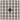 Pixelhobby Midi Pärlor 393 Extra mörk Gyllenbrun 2x2mm - 140 pixels