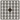 Pixelhobby Midi Pärlor 323 Extra mörk Beige Brun 2x2mm - 140 pixels
