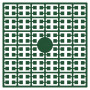 Pixelhobby Midi Pärlor 196 Mörk Gräsgrön 2x2mm - 140 pixels