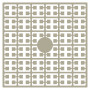 Pixelhobby Midi Pärlor 191 Mörk Dov Grågrön 2x2mm - 140 pixels