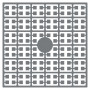 Pixelhobby Midi Pärlor 172 Mörk Stålgrå 2x2mm - 140 pixels