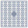 Pixelhobby Midi Pärlor 141 Ljus Stålgrå 2x2mm - 140 pixels