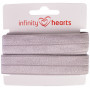 Infinity Hearts Vikresår 20mm 012 Grå - 5m