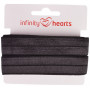 Infinity Hearts Vikresår 20mm 030 Svart - 5m