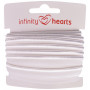 Infinity Hearts Passpoalband Stretch 10mm 029 Vit - 5m