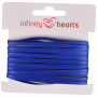 Infinity Hearts Satinband Dubbelsidig 3mm 329 Marinblå - 5m